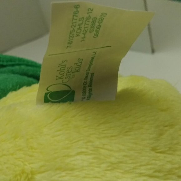 Kohl's Cares Plush Dr Seuss Yellow Sneetch 16'' - Picture 5 of 6